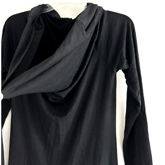 Flo Atelier | Handmade Women's Black Long Sleeve Cowl Neck Maxi Dress Size M - Picture 8 of 12